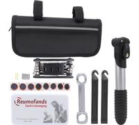 Kits d'outils pour vélo Outil multifonctionnel de réparation de pneu de vélo Outils essentiels pour le cyclisme Sacoche
