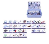 Kits Éducatifs de Sciences, Expérience De Base sur L'électricité Et Le Magnétisme Ensemble De Circuits Électriques De Physique Kit Bricolage(Purple)