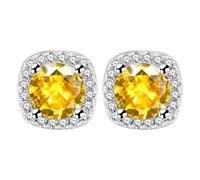 Kits Fabricant Colle Nettoyeur Bijoux Round Teardrop Heart Stud Earrings For Women Ensembles Pince Ultrasonique Bijoux (Yellow, One Size)