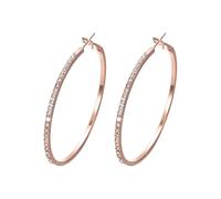 Kits Outils Bijoux d'oreilles en métal cloutées de minimes avec d'oreilles en alliage géométrique rétro et à la Kits Fabricant Organisateur Nettoyeur Examen Bijoux (Rose Gold, One Size)