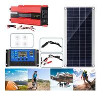 Kits Panneaux solaire monocristallin 300W avec chargeur et 6000W Convertisseur-pour caravane camping-car