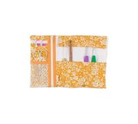 Kits Pochette Crochets - Com’1 Idée | Pochette de rangement à coudre | Tissu Liberty | Made in France | Niveau intermédiaire vendu par 50 cm(...) - Jaune Jaune