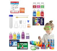 Kits Science Kit - Jeu d'expériences de chimie | Boîte d'activités éducatives de bricolage, outils scientifiques pour jeunes explorateurs, participation à des expériences à domicile, rec