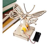 Kits Scientifiques Pour | Mécanique En Bois Interactif Éducatif | Science Gear Kit de modèle papillon pour salle de classe - Laboratoire à domicile, camping, garderie, club park