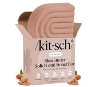 Kitsch Après-shampoing au beurre de karité - Après-shampoing hydratant pour cheveux doux et hydratés - Après-shampoing solide pour le soin des cheveux - Sans paraben, sulfate et silicone, végétalien