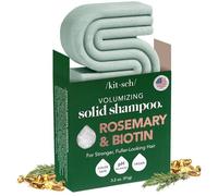Kitsch Barre de shampooing au romarin et à la biotine - Pour la croissance des cheveux, renforcement, épaississement et volume pour homme et femme - Sans parabènes, sulfates et silicones - Fabriqué
