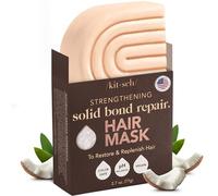 Kitsch Bond Repair Masque capillaire - Traitement solide fortifiant pour restaurer et régénérer | Pour cheveux secs et abîmés | Fabriqué aux États-Unis | Entièrement naturel | Végétalien | Idéal pour