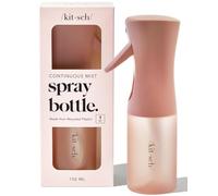 Kitsch Bouteille Spray pour Cheveux - Vaporisateur Continu à Ultra Fine Brume pour Coiffure, Barbier, Salons, Nettoyage, Plantes, Bouteille Polyvalente en Plastique Recyclé - Terracotta, 5 oz