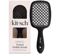 Kitsch Brosse à cheveux démêlante ventilée pour femmes, hommes et tout-petits, brosse à cheveux à poils doux pour enfants, brosse sèche cheveux pour tous les types de cheveux, brosse à palette