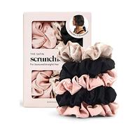 Chouchous en Soie Kitsch pour Femmes - Chouchous Satin pour Tous Types et Textures de Cheveux, Élastiques Sans Marque pour Filles, Parfaits pour Jour ou Nuit - 5pcs Assortis