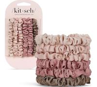 Kitsch Chouchous satin cheveux femme, 6 pièces, Terracotta
