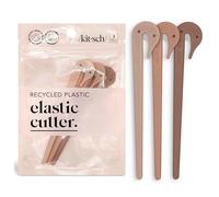 Kitsch Coupe-élastique pour cheveux, outil 3 pièces, multicolore