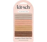 Kitsch Élastiques cheveux nylon doux sans dommage, 12 pièces, Neutre