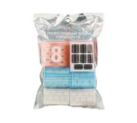 Kitsch, Ensemble Varié de Rouleaux Thermiques en Céramique, 8 Pièces