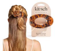 Kitsch Grandes pinces plates pour femme - Pinces à cheveux plates élégantes pour femme, forte tenue pour cheveux épais et fins | Antidérapantes pour une utilisation sûre et confortable toute la