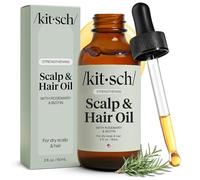Kitsch Huile de Romarin pour Cheveux et Cuir Chevelu - Sérum de Croissance Capillaire avec Biotine pour des Cheveux Sains et Équilibrés | Huile de Pré-lavage