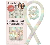 Kitsch Kit boucleur satin sans chaleur, boucles de nuit, Aura