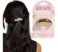 Kitsch Manchette Nuage Medium Strass Métal - Blanc