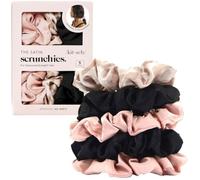 Kitsch Mini chouchous satin femme, 5 pièces,