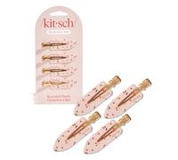 KITSCH Pinces à impression sans plis cerise, 4 carats