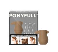 Kitsch PonyFull Blonde Hair Volumizing Tool - 1 Pc Hair Volume Enhancer that Instantly Lifts Your Ponytail - Ideal for Thin Hair and Cheer Ponytail Bump | Includes 3 No Snag Elastic Hair Ties