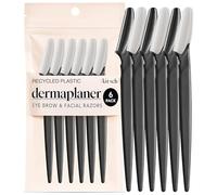 Kitsch Rasoir dermaplaning visage femme, 6 pièces, Noir