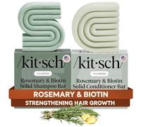 Kitsch Rosemary & Biotine Kit d'amincissement des cheveux - 2 tiges de volume et après-shampoing pour la croissance et l'épaississement des cheveux - Sans paraben