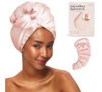 Kitsch Serviette en Microfibre pour Cheveux - Séchage Rapide - Rose Poudré