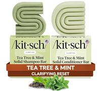 Kitsch Tea Tree Lot de 2 shampoings et après-shampoing anti-pelliculaires pour tous les types de cheveux Sans paraben, sulfate et silicone