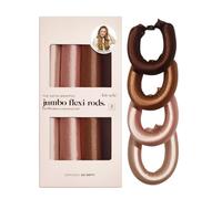 Kitsch Lot de 4 bigoudis en satin sans chaleur - Tige flexible géante, bigoudi sans chaleur pour boucles de nuit, bigoudis doux pour dormir, bigoudis sans chaleur pour les cheveux courts, 4 pièces -