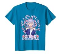 Kitschy Fleurs de Cerisier Japonais -Anime et jeu vidéo Girl T-Shirt