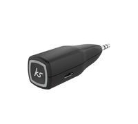 KITSOUND Récepteur BT 3,5 mm MyJack2 Sans Fil Noir Autonomie de la Batterie 10h Micro