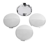 KitsPro Lot de 4 Cache-moyeux, extérieur : 60 mm, intérieur : 56 mm, chromé