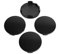 KitsPro Lot de 4 Cache-moyeux, extérieur : 60 mm, intérieur : 56 mm, Noir Mat