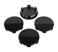 KitsPro Cache moyeux 69mm Capuchons de Centre de Roue Compatible with 3613 6783 536, Lot de 4 (Noir Brillant, Extérieur 68MM, Intérieur 65MM) KP00037WCC-1