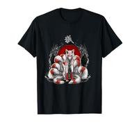 Kitsune de renard japonais à neuf queues T-Shirt