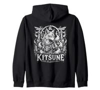 Kitsune Fox of Illusion, Esprit Japonais Sweat à Capuche