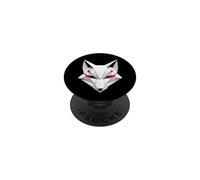 Kitsune Inari Masque de Renard Japonais Origami Art Yokai PopSockets PopGrip Adhésif