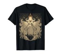 Kitsune Lanterne à l'esprit Japonais Renard à Neuf queues T-Shirt