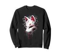 Kitsune Masque Anime Manga Dark Art Sweatshirt