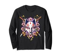 Kitsune Masque de Renard Neuf Queues Japonais Samouraï Ninja Manche Longue
