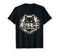 Kitsune Mode Esprit Renard Japonais Kanji Bold T-Shirt