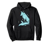 Kitsune Renard Esprit Yokai Japonais Anime Manga Sweat à Capuche