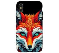 Kitsune (Renard Japonais) | Esthétique d’Art Mystique Coque pour iPhone X/XS