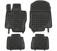 KITT 201726 Tapis de Sol en Caoutchouc sans Odeur avec Bord renforcé Noir
