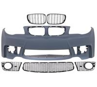 KITT FBBME87WPDCJ Calandres rénales de pare-chocs compatibles avec Série 1 E81 E82 E87 E88 2004-2011 Look 1M