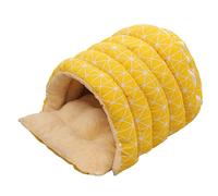 Kitten Bed Cave - Maison lavable chaude et confortable | rétractable pour chats design dôme semi-fermé | Lits pliants pour chiots et chatons | Utilisation pour dormir dans le coin d'hiver pour