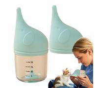 Kitten Bottle, Cute Water Bottles Kittens, 1.46x3.46 inches Small Puppy Feeder, Watering Supplies for Indoor and Outdoor Use, Anti-Choking Pet Feeding Nipples, Nursing
