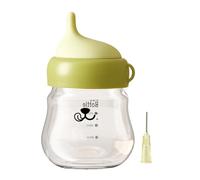 Kitten Bottle, Pet Feeder, Animal Nursing Tool, Anti Choking Small Puppy Flask with Adjustable Flow, Interactive Non Slip Grip for Puppies Orphaned Cats Wildlife Feeding Sessions 4.33x2.56x2.56 Inches