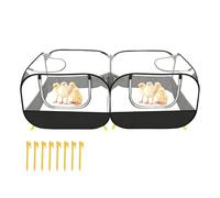Kitten Enclosure - Reversible Multi-Function Sun Protection | Indoor/Outdoor Cat Playpen with Portable Design for Travel, Lawn, Garden, Ground, Home, Backyard, Kitten Exercise, Pet Safety